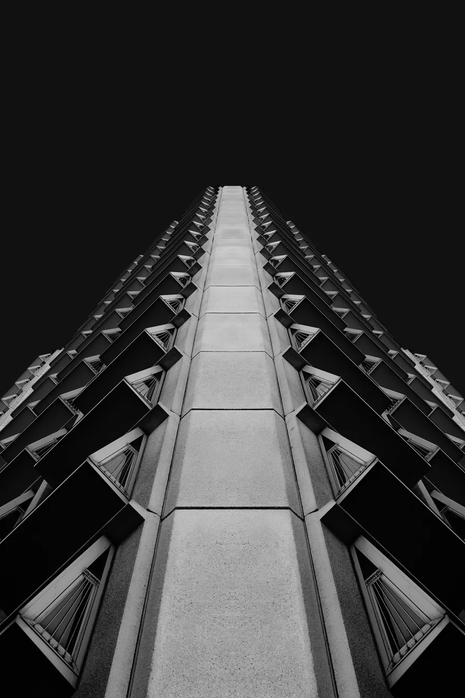 Modern architectural lines in Leicester, UK